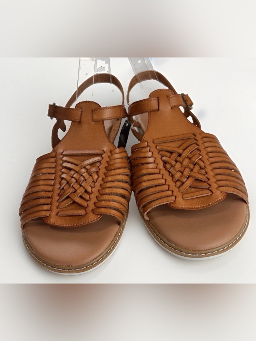 Torrid Huarache Sandals Womens 13 WW Tan Woven Fisherman Slingback NWT Boho